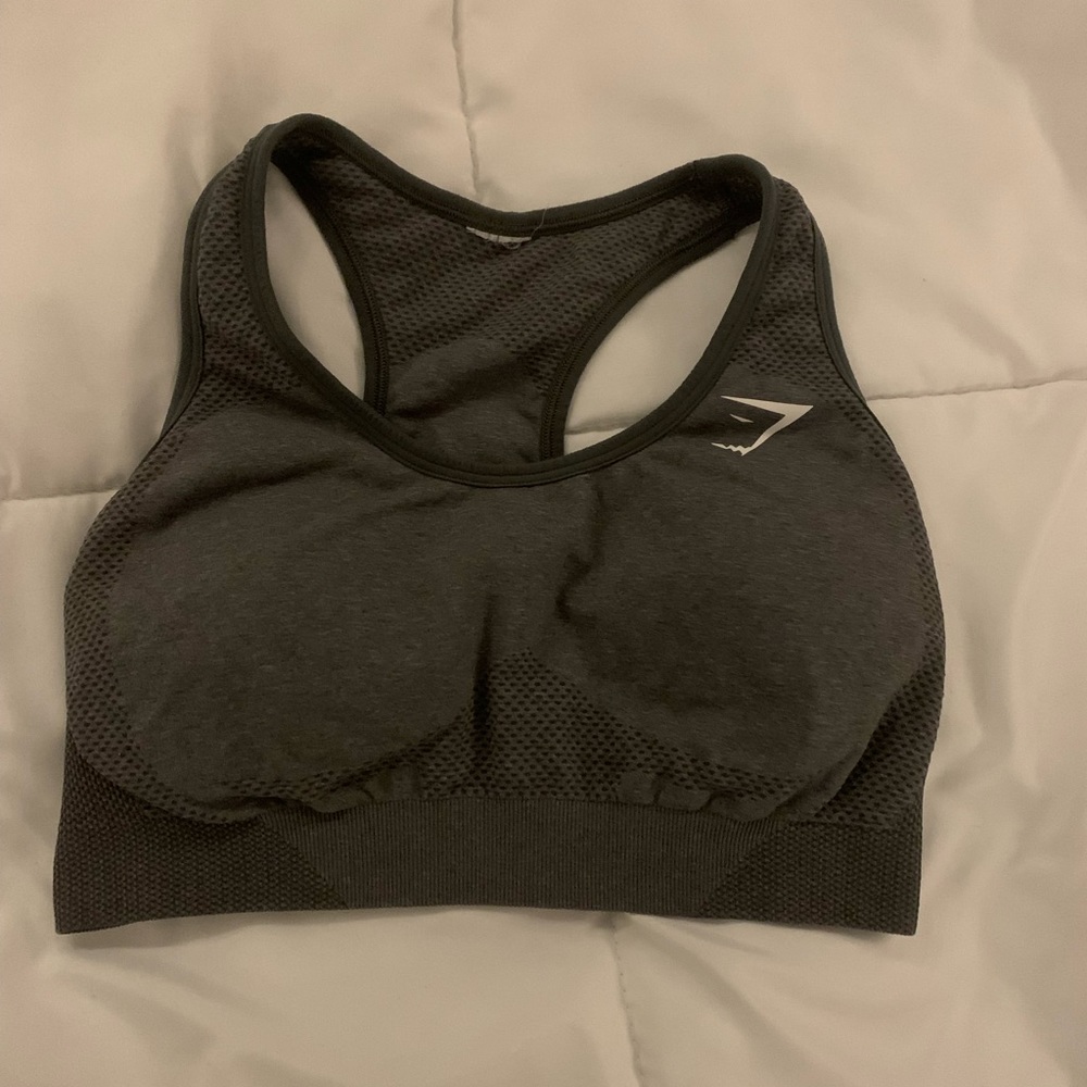 Gymshark Vital Sports Bra - Charcoal Marl